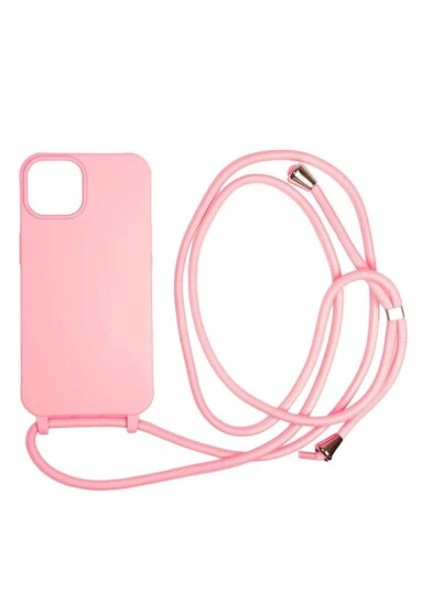 Mobile Origin Lanyard Case - pink - iPhone 14