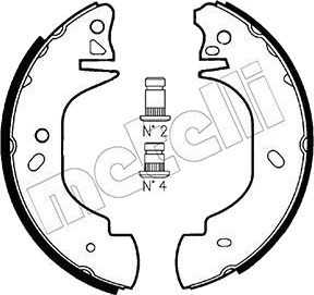 METELLI 53-0126 Bremsesko sett
