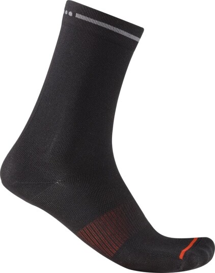 Castelli Premio evo 18 sykkelsokker sort