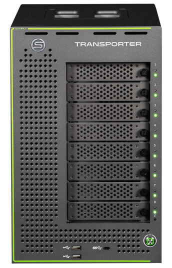 Symply Transporter 160TB HDD 160TB 8-Bay HDD S3 Edge Appliance