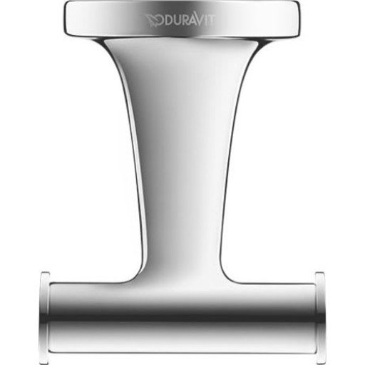 Duravit Starck T Dobbel håndklekrok, Krom