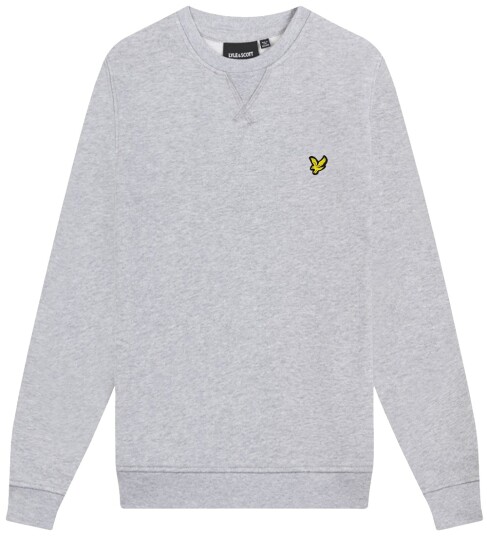Lyle & Scott Collegegenser Crew Neck Sweatshirt Grå Lyle & Scott Collegegenser Crew Neck Sweatshirt Grå