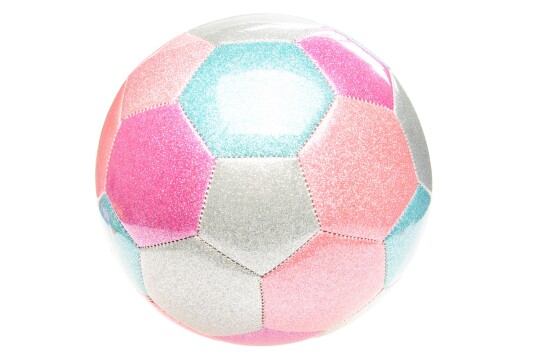 Football Metallic Pink/Silver Size 5 13307