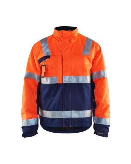 Blåkläder Vinterjakke varsel Orange/Marineblå 4XL