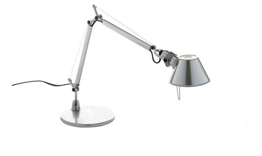 Artemide Tolomeo Micro Skrivebordslampe, Polished Aluminum Artemide Tolomeo Micro Skrivebordslampe, Polished Aluminum