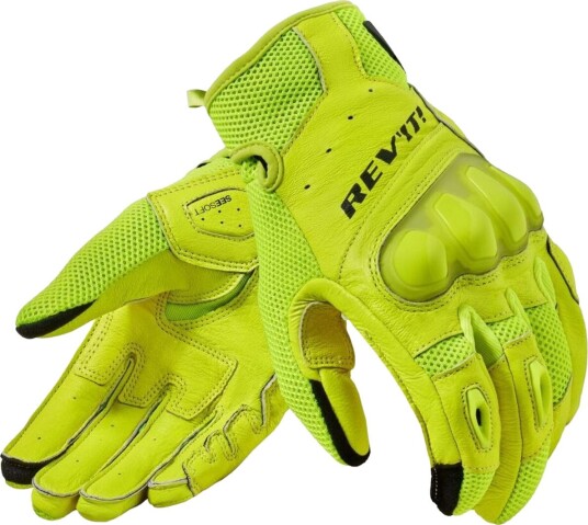 MC-hansker REV'IT! Ritmo Neon Gul XL