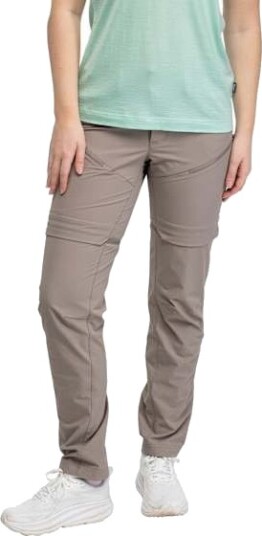 Bergans Convertible Zip Off Softshell Pants Women Rock Taupe 36