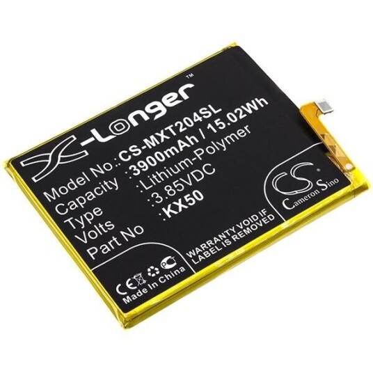 Motorola Moto G8 Stylus batteri (3900 mAh 3.85 V, Sort)