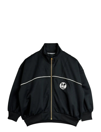 Mini Rodini Ritzratz Patch Tracksuit Jacket Black 116/122 Mini Rodini Ritzratz Patch Tracksuit Jacket Black 116/122