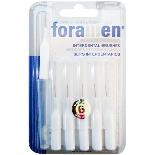 Mellomromsbørster Foramen Extra Fin 1,1 mm. 6 pcs.