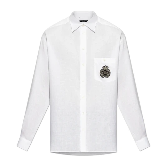 Dolce & Gabbana Herre Skjorter Hvit L, Dolce & Gabbana Herre Skjorter Hvit L,