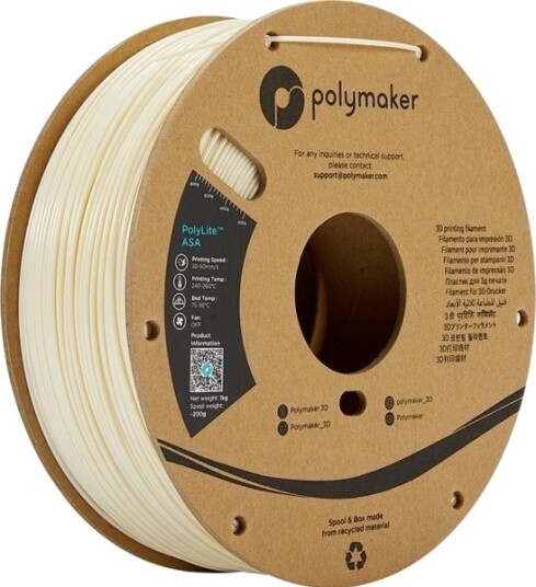 Polymaker Polylite Asa 1 Kg 1.75 Mm Naturalus