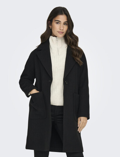 ONLY Onlnewvictoria Life Coat Otw Noos - Black - S