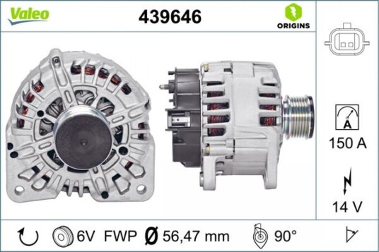 Dynamo VALEO 439646