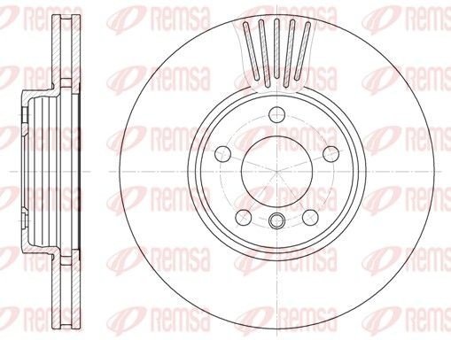 Bremseskive REMSA 6600.10