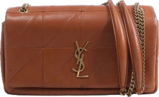 Yves Saint Laurent Vintage Dame Pre owned Brun ONE SIZE,