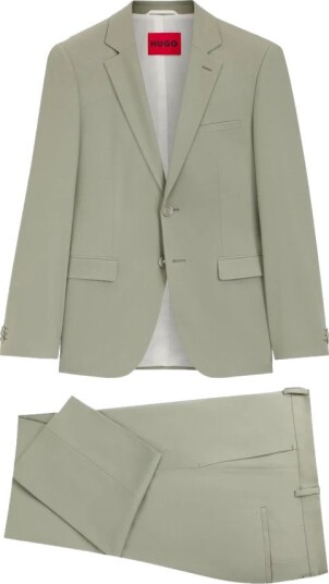 HUGO Arti Hesten253X Khaki green 50