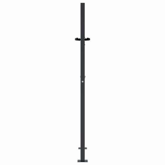  Hageport antrasitt 105x155 cm stål gressdesign