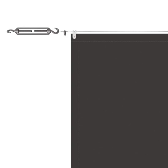 vidaXL Vertikal markise antrasitt 140x600 cm oxford stoff vidaXL Vertikal markise antrasitt 140x600 cm oxford stoff