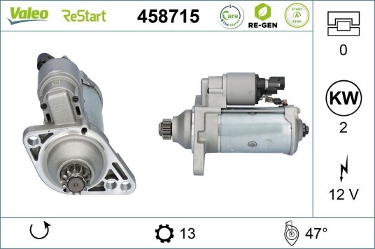 VALEO 458715 Starter VALEO 458715 Starter
