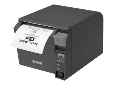 Epson Tm T70ii Kvitteringsskriver Termolinje Rull (7,95 Cm) 180 X 180 Dpi Inntil 250 Mm/Sek Usb 2.0 Lan Kutter Mørk Grå