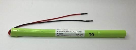 Ni-MH-BATTERIPAKKE 4,8 v 850 mah AAA Standard Stangkabel NH410501