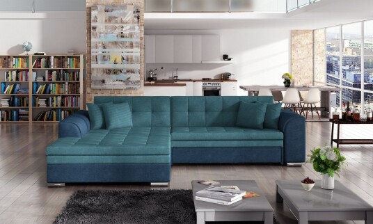 Falseti Sovesofa Blå/Blå