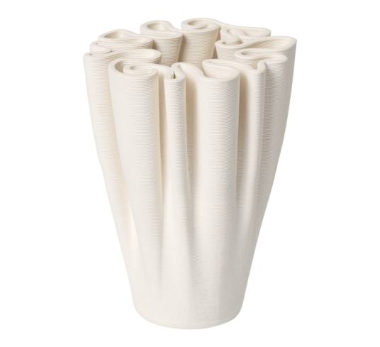 Ferm Living Dedali vase 18 cm Off white Ferm Living Dedali vase 18 cm Off white