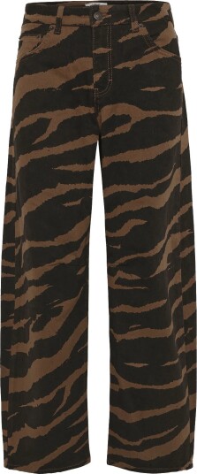 Topshop Tsbarrel Mid Rise Jeans Dnm Brown 25 x 32 Topshop Tsbarrel Mid Rise Jeans Dnm Brown 25 x 32