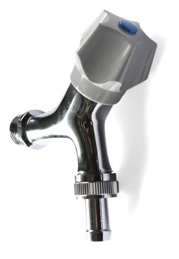 Tappeventil 1/2" nippel/nippel m/tilbakeslagsventil