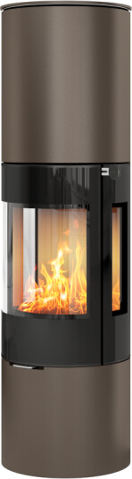 Rais Viva l 160 mocca vedovn med sideglass og glassdør