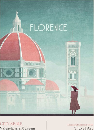 Poster Florence Travel Art