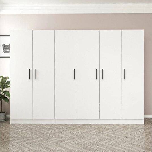 Fruitland Garderobe 270 cm - Hvit