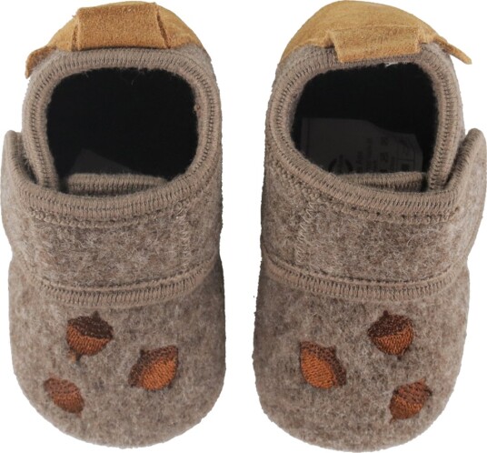 Mikk line Tøfler   Prewalker Ull   Eikenøtt   Mikk line   25/26   Tøfler Beige Brun   25 26