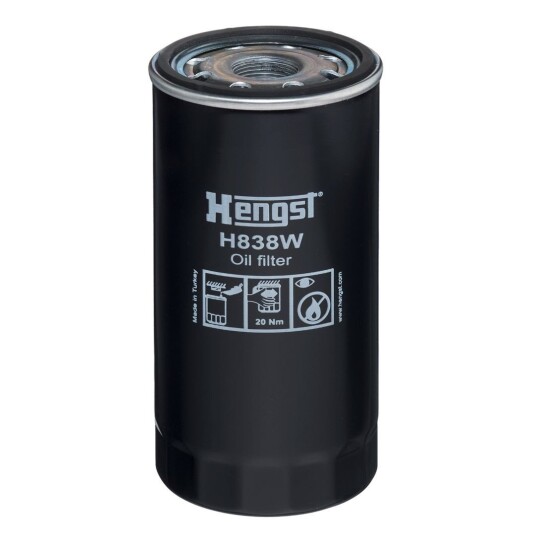 Oljefilter HENGST FILTER H838W Oljefilter HENGST FILTER H838W