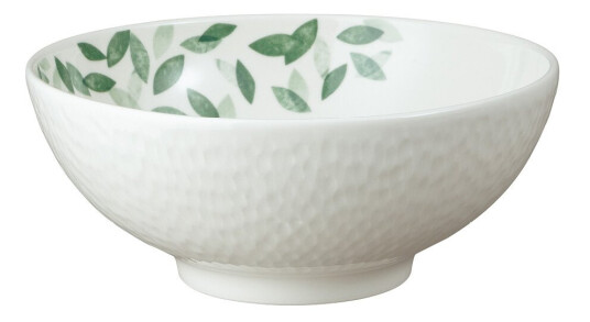 Denby   Greenhouse skål 17 cm hvit/grønn