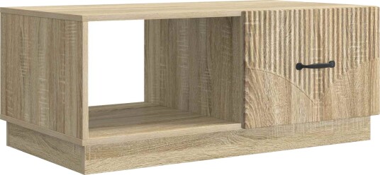 Kaffebord Sonoma eik 90 x 50 x 37 cm Konstruert tre