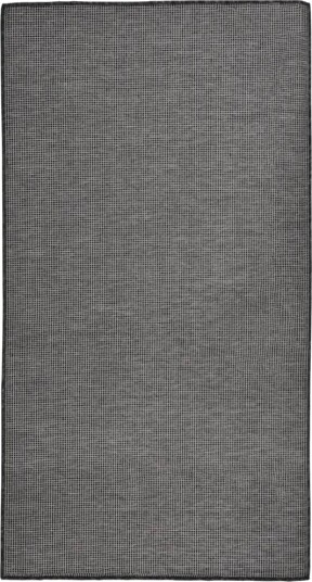 vidaXL Utendørs flatvevd teppe 80x150 cm grå vidaXL Utendørs flatvevd teppe 80x150 cm grå