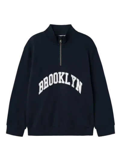 Name It Styn halfzip genser - dark sapphire