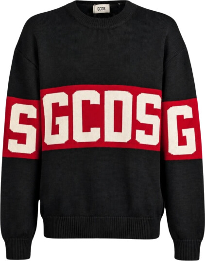 Gcds Herre Strikkevarer Svart XL,