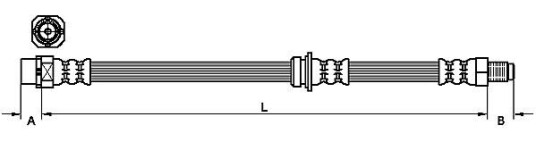 Bremseslange METZGER 4111098