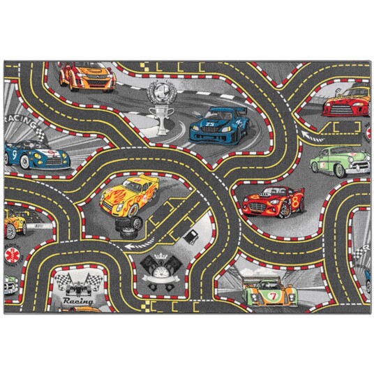 Rebel Roads Racerbane Gulvteppe 95 x 133 cm til Barnerom