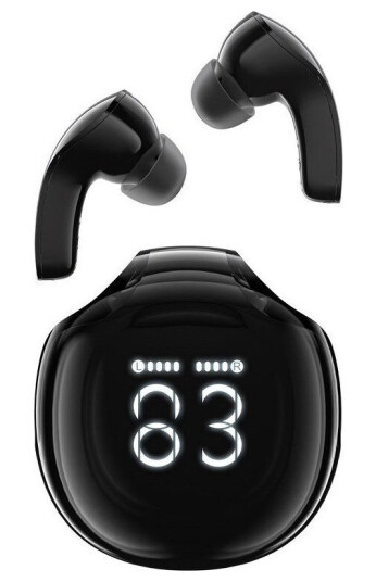 Acefast Ausines Belaides T9 Bluetooth 5.3 Istatomos I Ausis (I Ausis Ikišamos Type) Ausines Usb-C Juoda