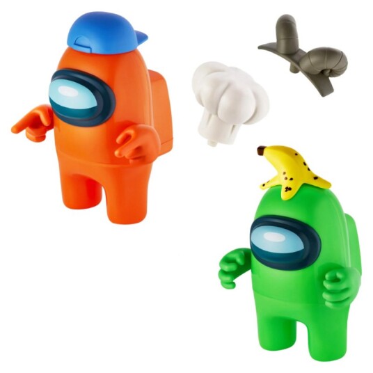 Among Us S2 Actionfigur 20cm Grønn og Oransje