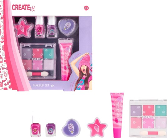 Create It! Sminkesett 6 Deler Create It! Sminkesett 6 Deler