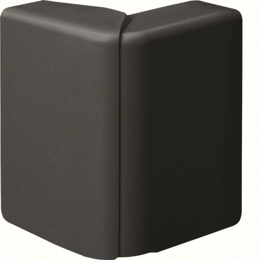 Hager SL2008039011 Ytterhjørne 80 x 20 mm 83 135° Svart Installasjonsmaterial