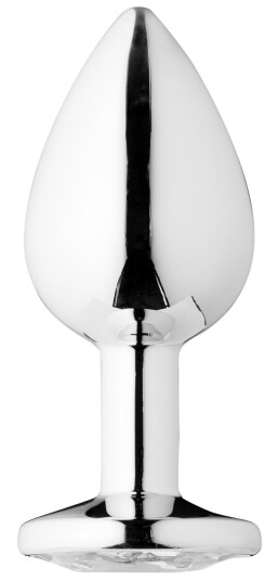 Sinful Jewel Metal Buttplug Liten      - Klar