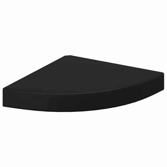 Flytende vegghyller 2 stk svart 25x25x3,8 cm MDF 8720286075302 Flytende vegghyller 2 stk svart 25x25x3,8 cm MDF 8720286075302