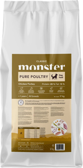 Monster Dog Classic Tørrfôr med Kylling 2 kg