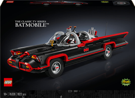 LEGO Super Heroes 76328 Batman: Batmobilen fra den klassiske TV-serien LEGO Super Heroes 76328 Batman: Batmobilen fra den klassiske TV-serien